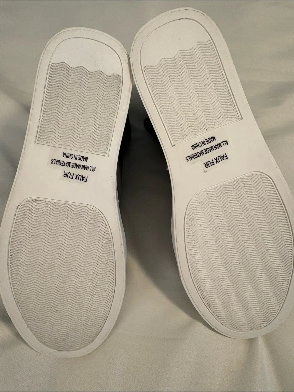 DV by Dolce Vita Gray High-Top Sneakers with Sherpa Collar